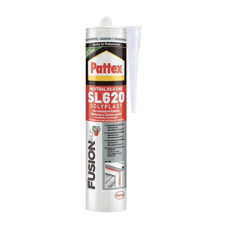 foto del prodotto pattex silicone sl 620 neutro colorato ml.300 marrone ral 8007