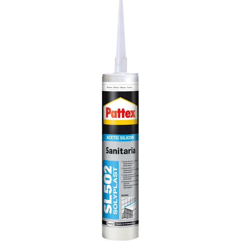 foto del prodotto pattex sl 502 sanitaria cart. 300 ml transparente