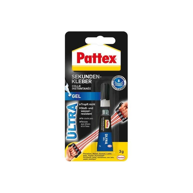 foto del prodotto pattex superglue ultra gel 3g a 12 