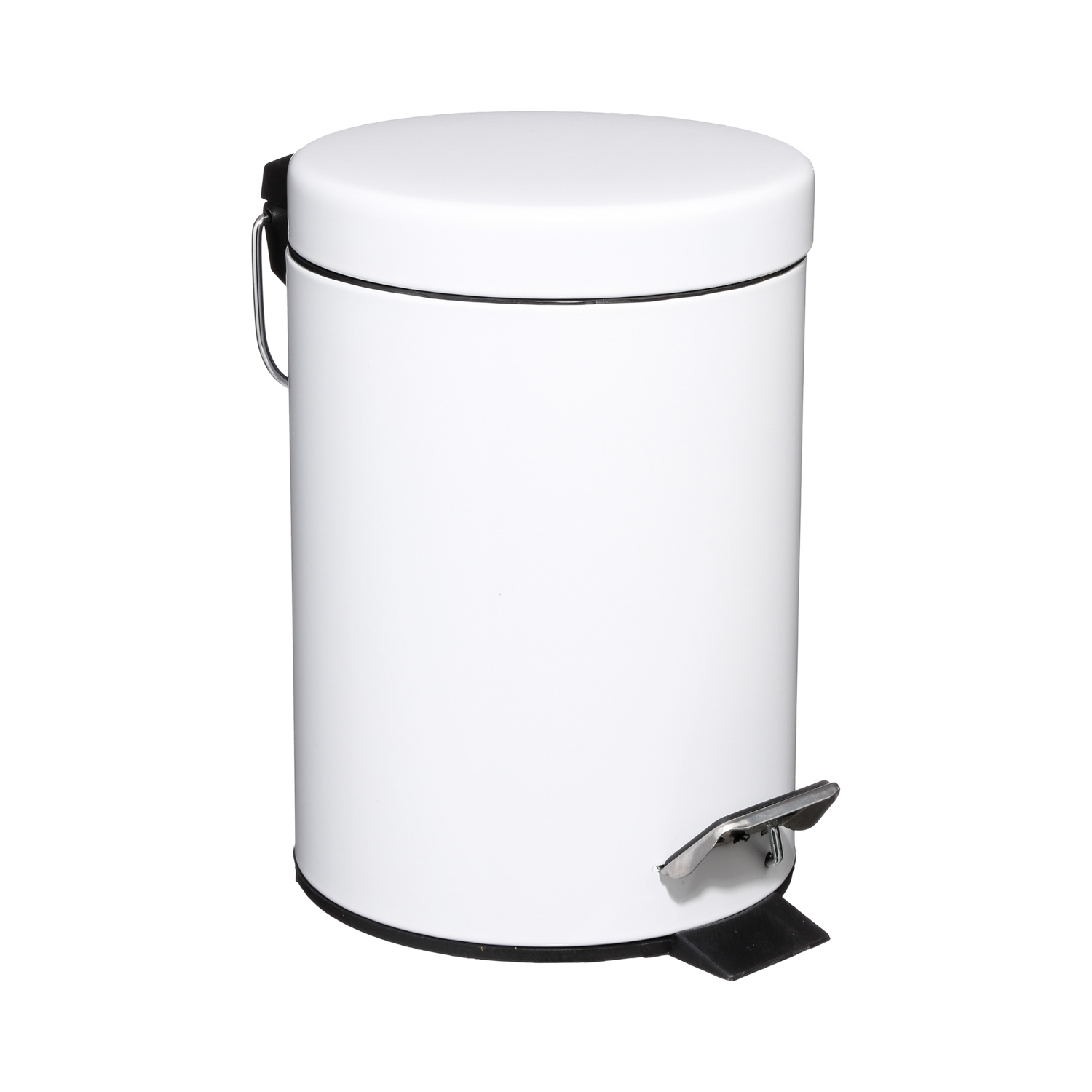 foto del prodotto pattumiera a pedale 3 l bianca