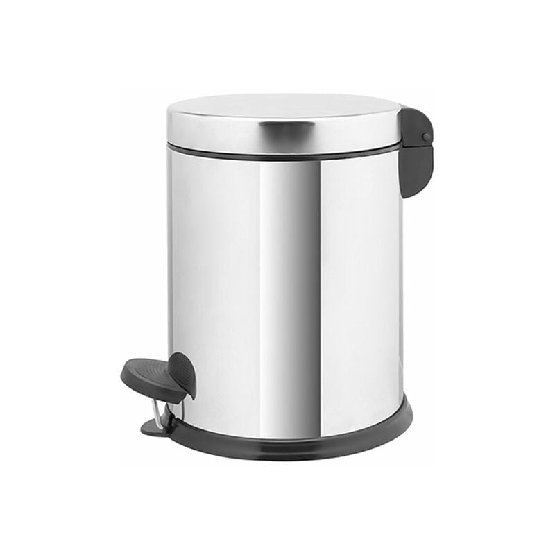 foto del prodotto pattumiera a pedale bagno cromo piccola 3 lt feridras