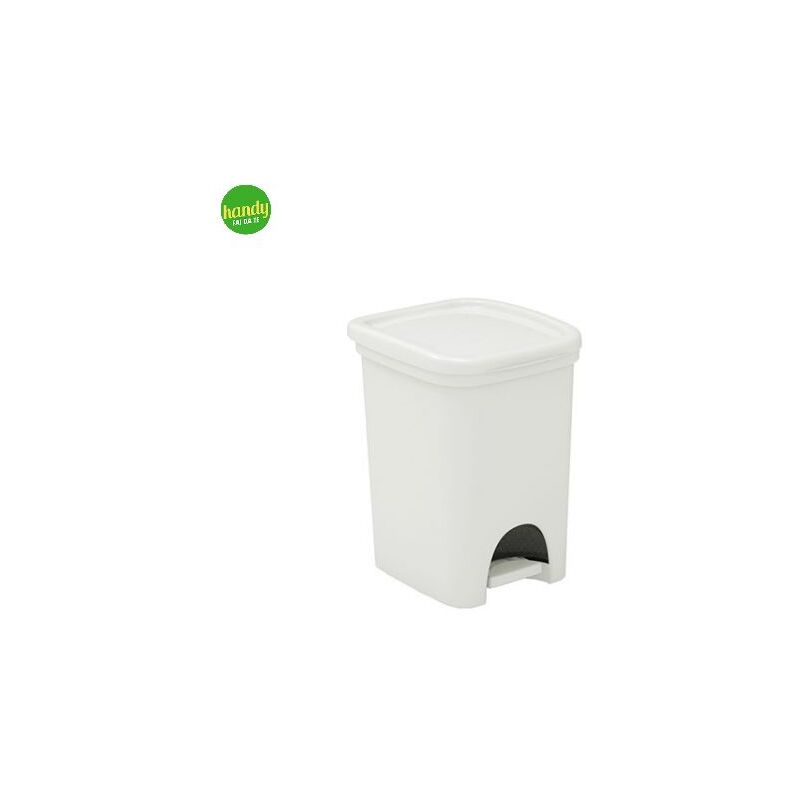 foto del prodotto pattumiera a pedale belli e forti colore bianco 6 lt