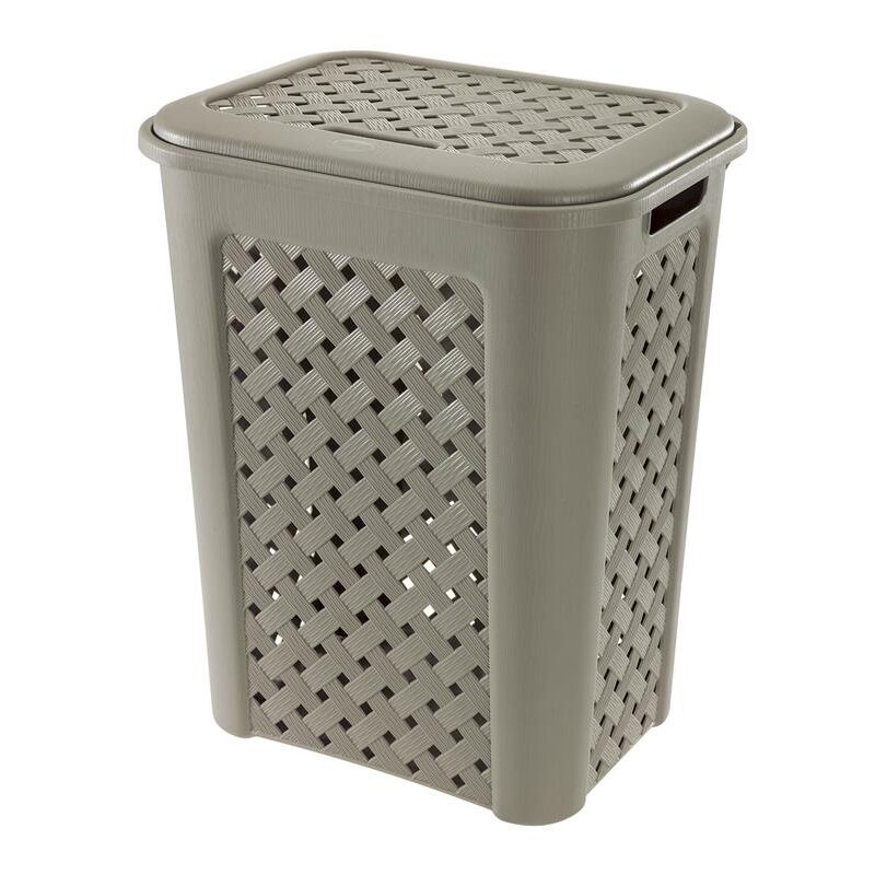 foto del prodotto pattumiera arianna con capienza da 10lt in colore talpa 24 x 20 x h35 cm