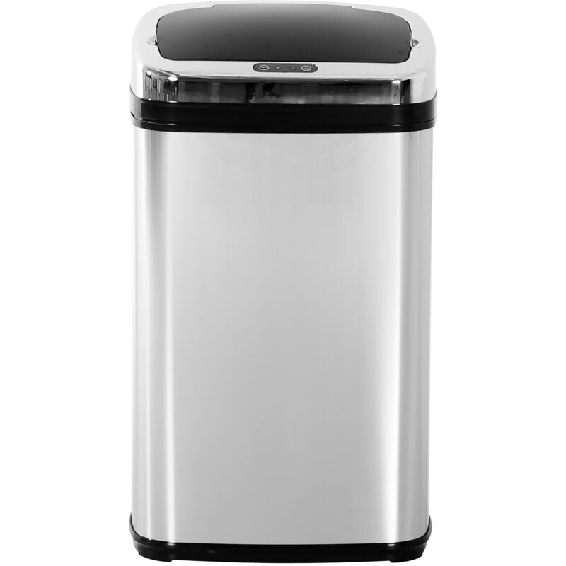 foto del prodotto pattumiera automatica 30l con sensore elettrico in acciaio inox homcom