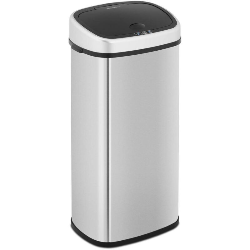 foto del prodotto pattumiera automatica con sensore automatico cestino rifiuti rettangolare 68 l