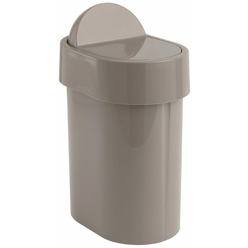 foto del prodotto pattumiera bagno da 4,8 litri tortora in propylux iris