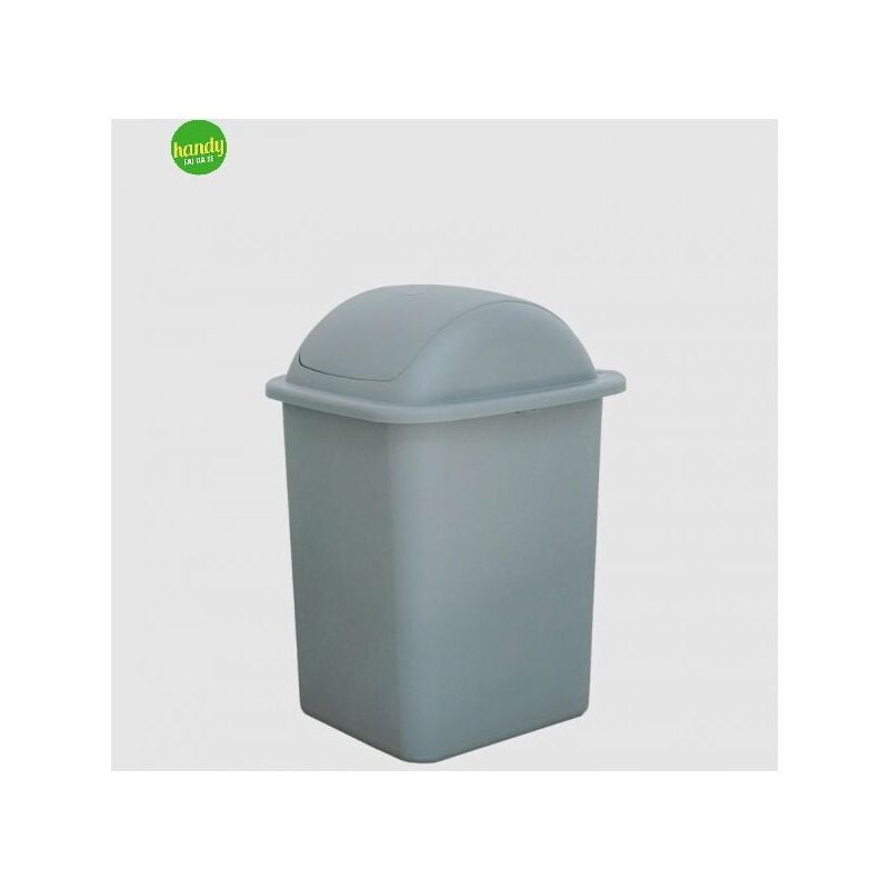 foto del prodotto pattumiera bascul belli e forti 18 lt grigio
