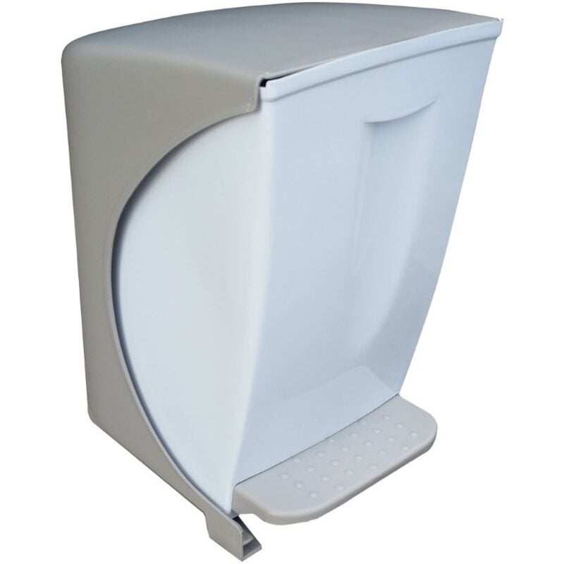 foto del prodotto pattumiera basculante bagno 6,5 litri 19x25x30 cm sabbia bauletto - bama