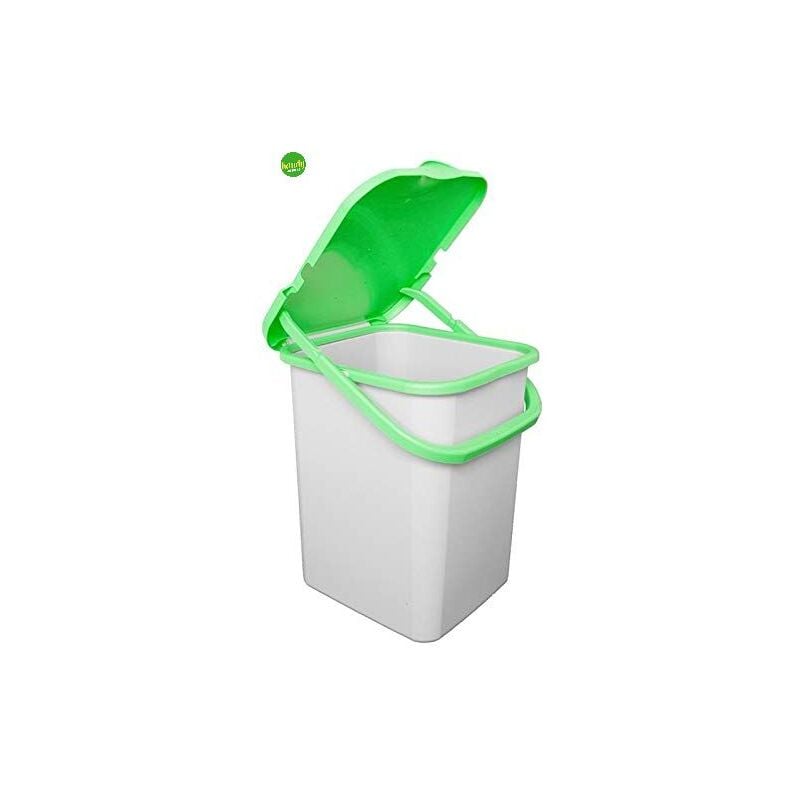 foto del prodotto pattumiera belli e forti premi verde 35,5 x 32 x 30 cm