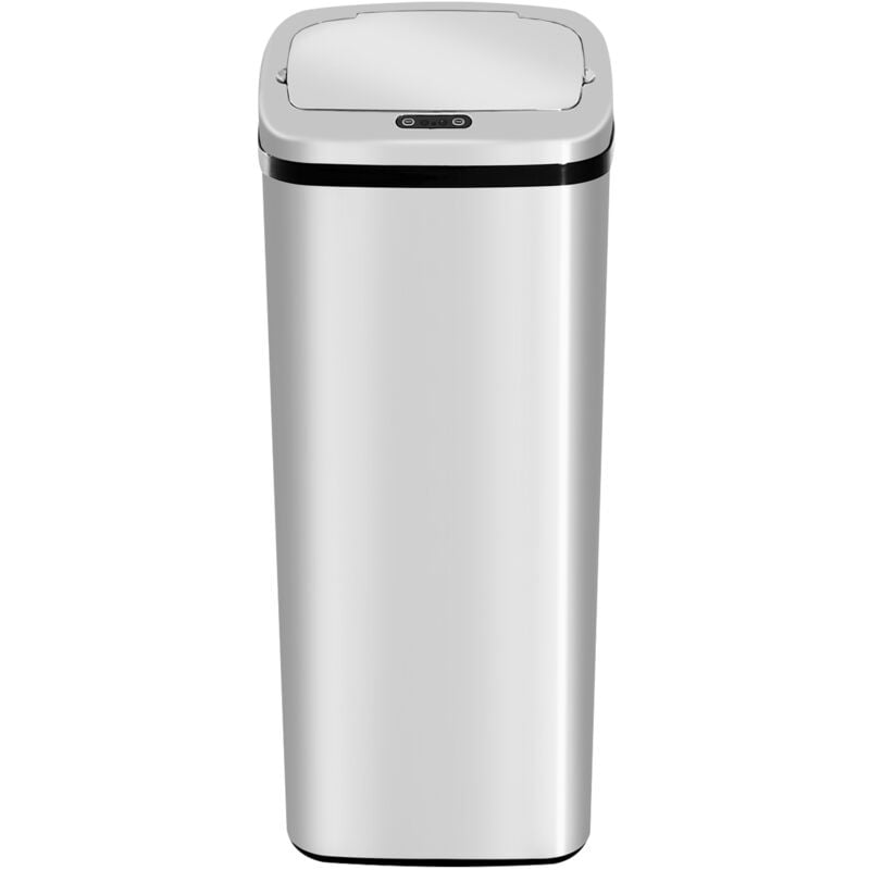 foto del prodotto pattumiera cestino automatica con sensore in acciaio inox homcom