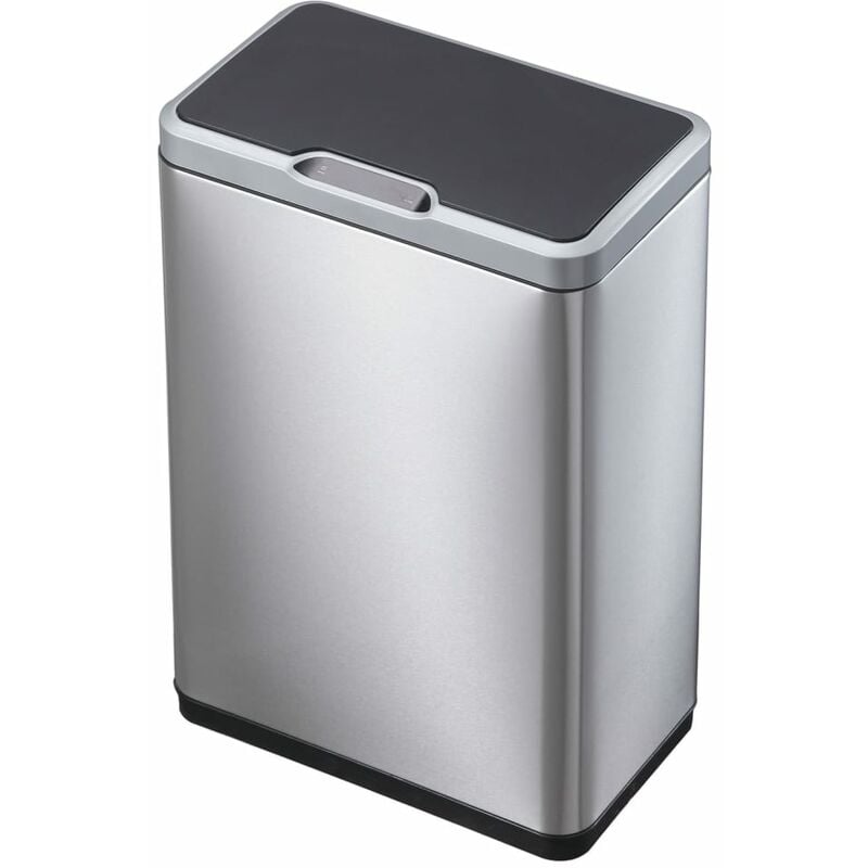 foto del prodotto pattumiera con sensore mirage 2x20 l argento opaco eko