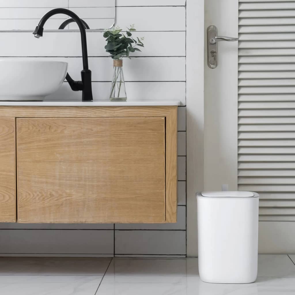 foto del prodotto pattumiera con sensore smart morandi 12 l bianca eko