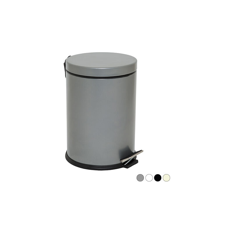 foto del prodotto pattumiera fresia nera lt. 3 diam. 17 x h.25
