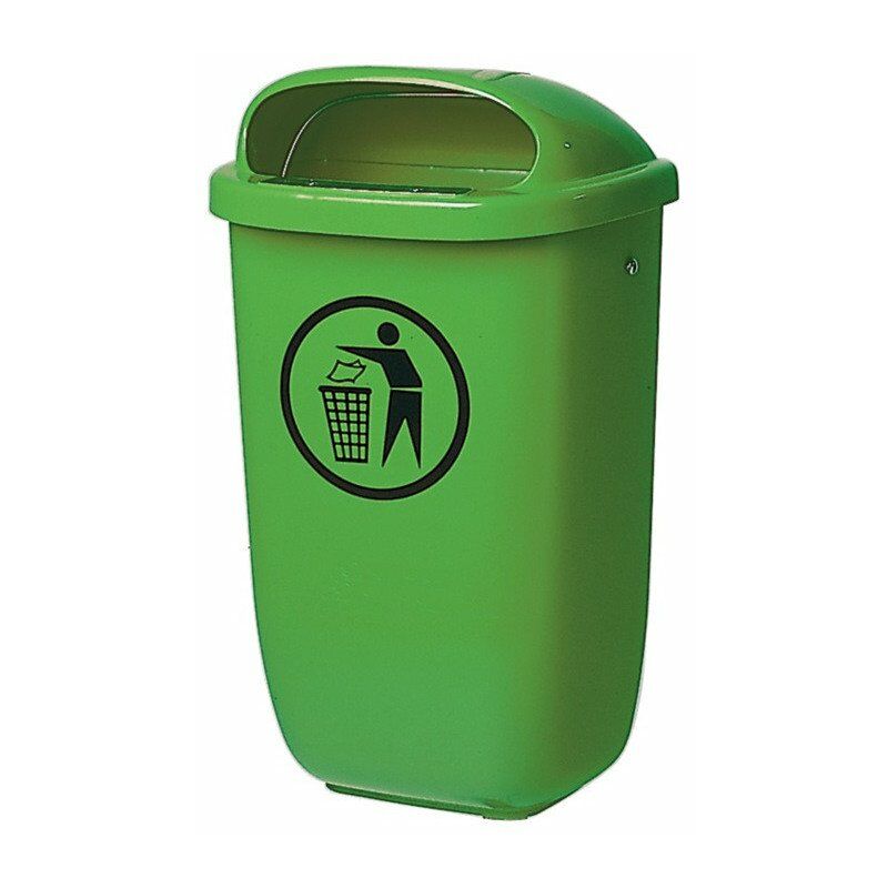 foto del prodotto pattumiera h650xl395xp250mm 50l verde sulo