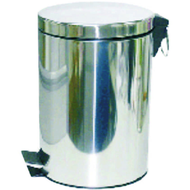 foto del prodotto pattumiera in acciaio inox con pedale lt.20 cm.29,2x45h.