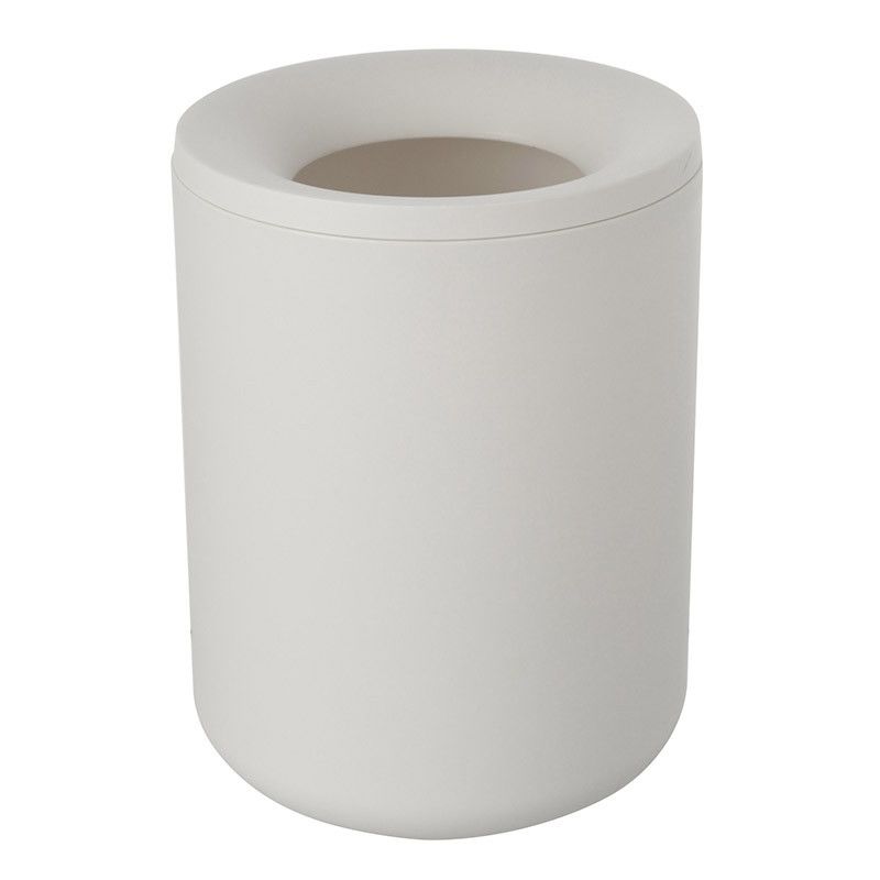 foto del prodotto pattumiera in plastica color bianco stile moderno