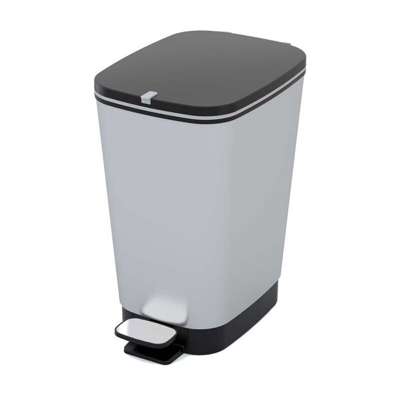 foto del prodotto pattumiera keter chic steel 45 x 26,5 x 40,5 cm