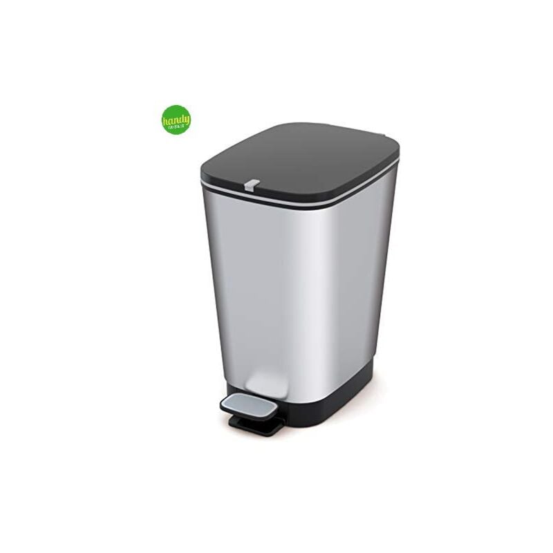 foto del prodotto pattumiera keter chic steel 60 x 29 x 44,5 cm
