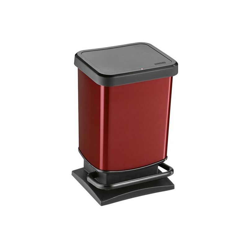 foto del prodotto pattumiera paso con pedale colore rosso capienza 20lt