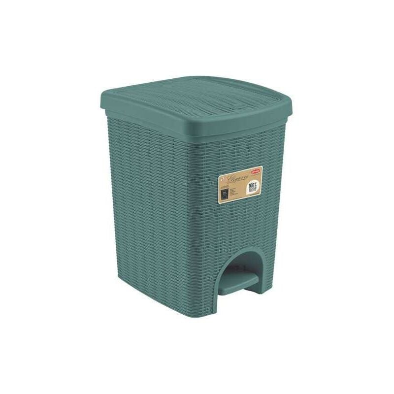 foto del prodotto pattumiera pedale elegance green l 20 stefanplast