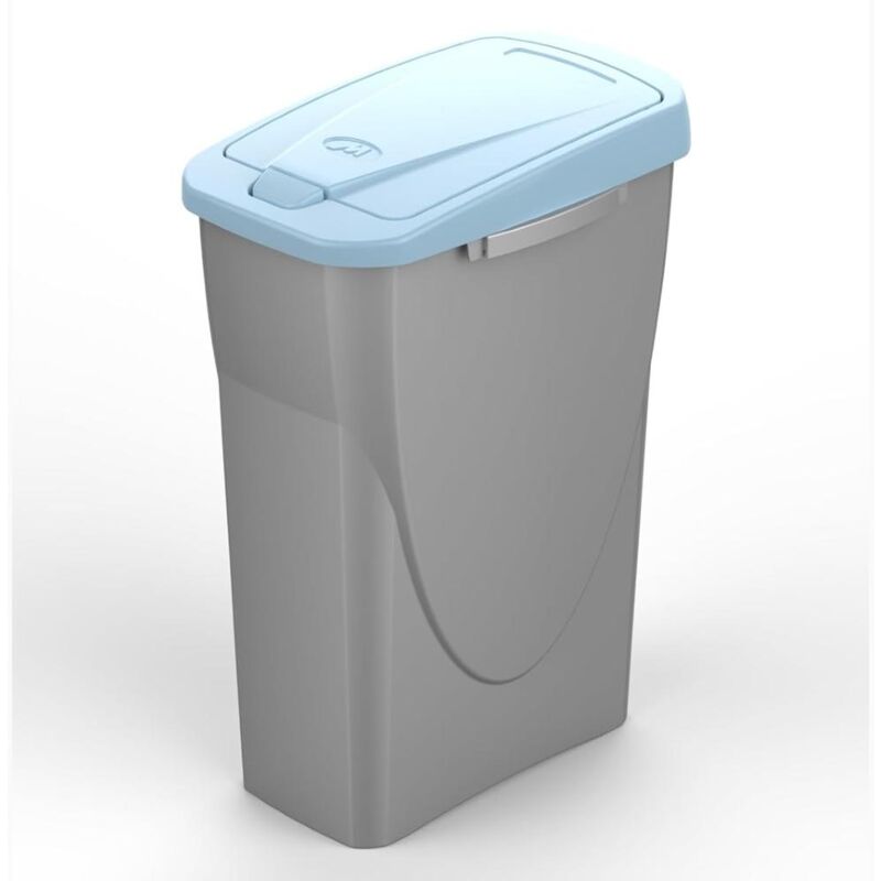 foto del prodotto pattumiera per raccolta differenziata colore azzurro 40 litri ecobin 25x42x61,5 cm 40 litri colore azzurro