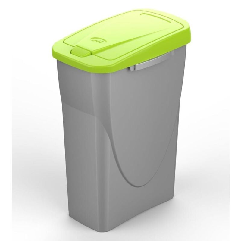 foto del prodotto pattumiera per raccolta differenziata colore verde 15 litri ecobin 22x31x42 cm 15 litri colore verde