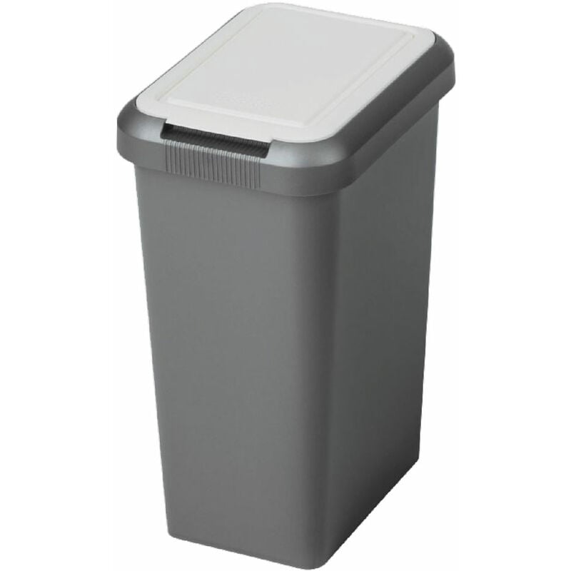 foto del prodotto pattumiera per raccolta differenziata touch lift 10 lt. cm 17,8 x 23,8 x 34,4