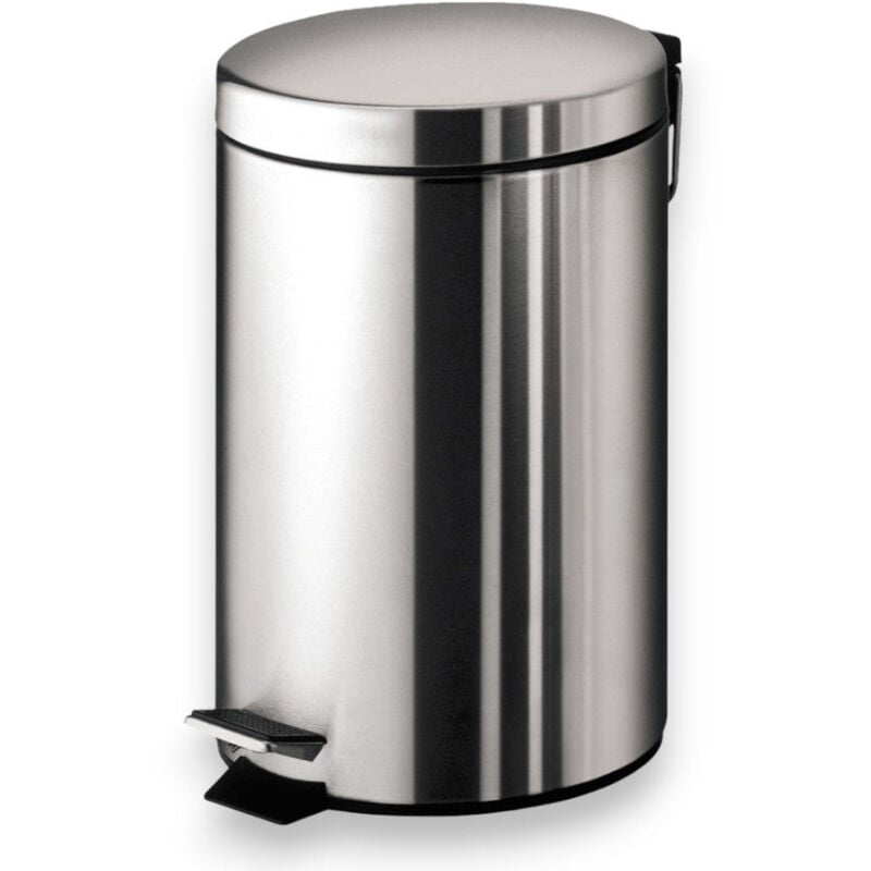 foto del prodotto pattumiera porta rifiuti per bagno in acciaio 7 lt