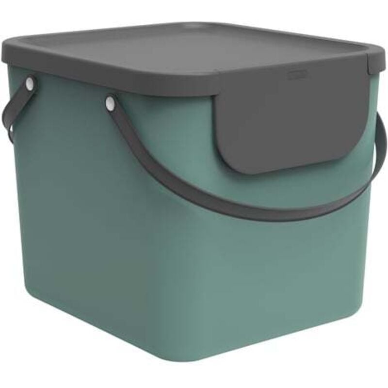 foto del prodotto pattumiera rotho albula rettangolare in plastica 40l verde