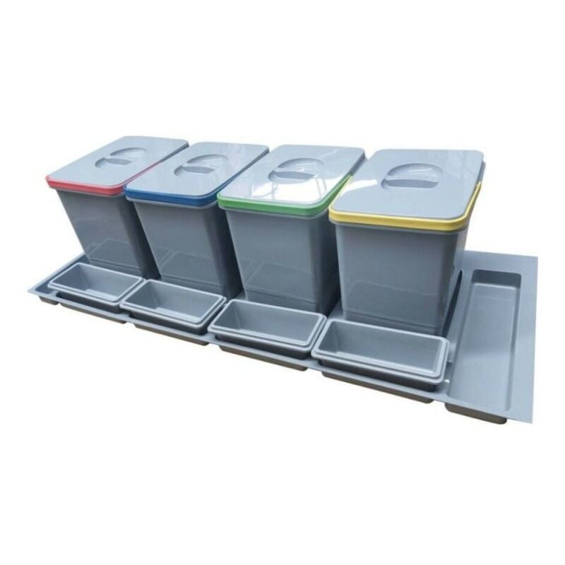 foto del prodotto pattumiera sottolavello 4 contenitori pratiko1200 e quattro vaschette