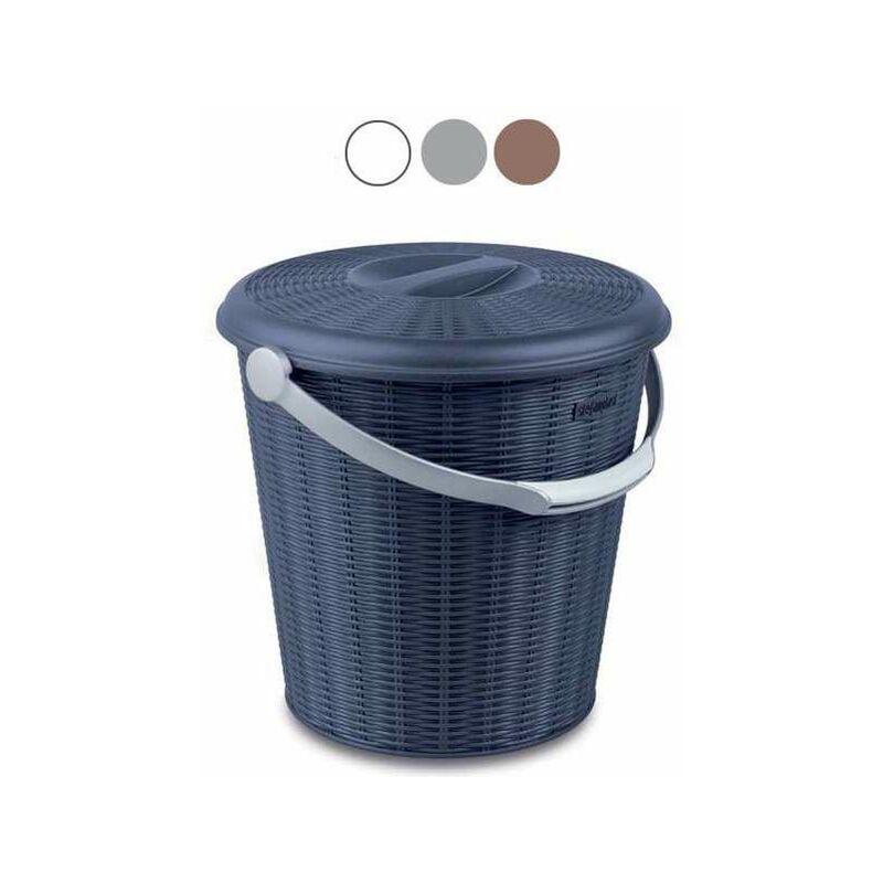 foto del prodotto pattumiera tonda elegance grigio l 10 stefanpl