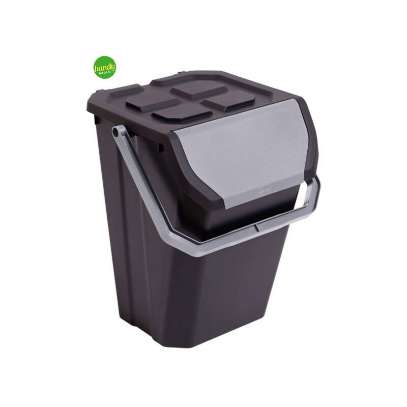 foto del prodotto pattumiera toomax frida 37l grigio