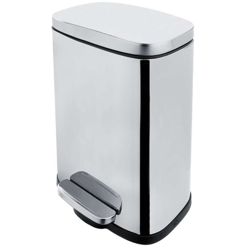 foto del prodotto pattumiere cestino per rifiuti 5 l, acciaio inox kos 8005 18 nimco