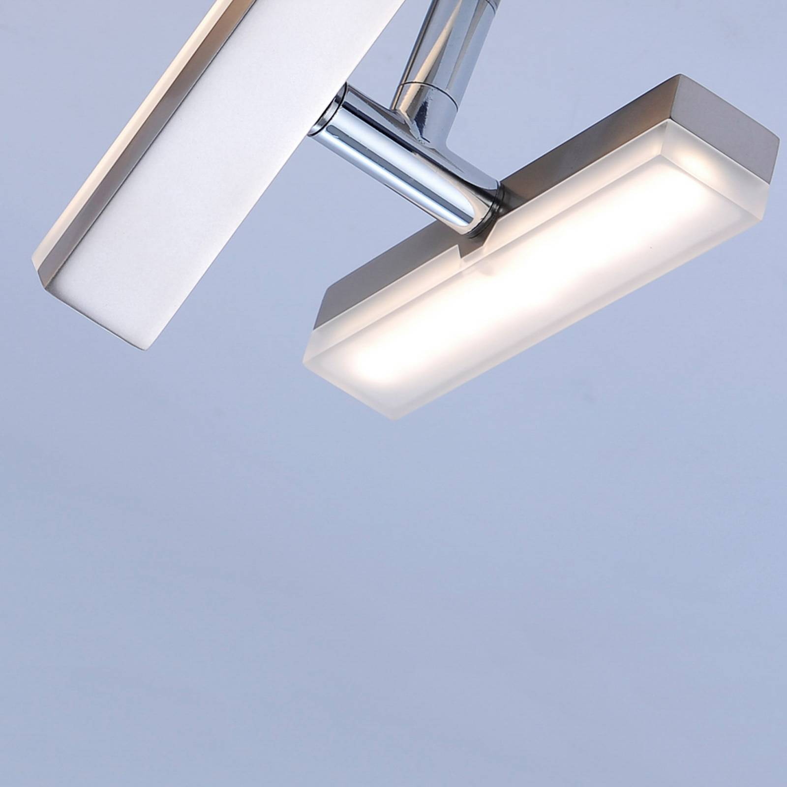 foto del prodotto paul neuhaus plafoniera led di design faretto per camera degli ospiti faretto orientabile 11277 55