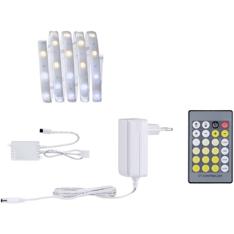 foto del prodotto paulmann 79876 kit base striscia led con spina 24 v 1.5 m bianco caldo 1 kit