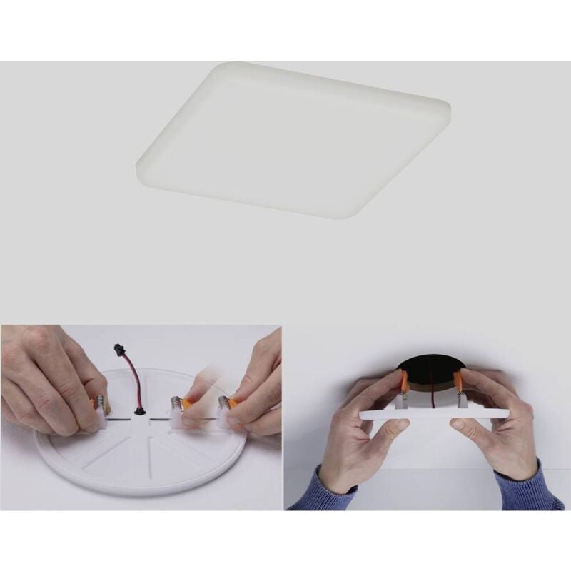 foto del prodotto paulmann 92397 eb panel veluna varifit lampada led da incasso 8.50 w satinato
