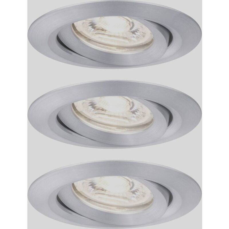 foto del prodotto paulmann 92975 ebl nova mini plus coin lampada led da incasso kit da 3 4.20 w alluminio