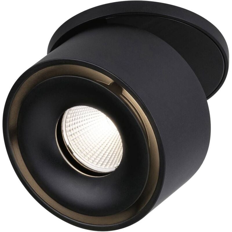 foto del prodotto paulmann 93370 spircle lampada led da incasso led monocolore led a montaggio fisso 8 w nero opaco 
