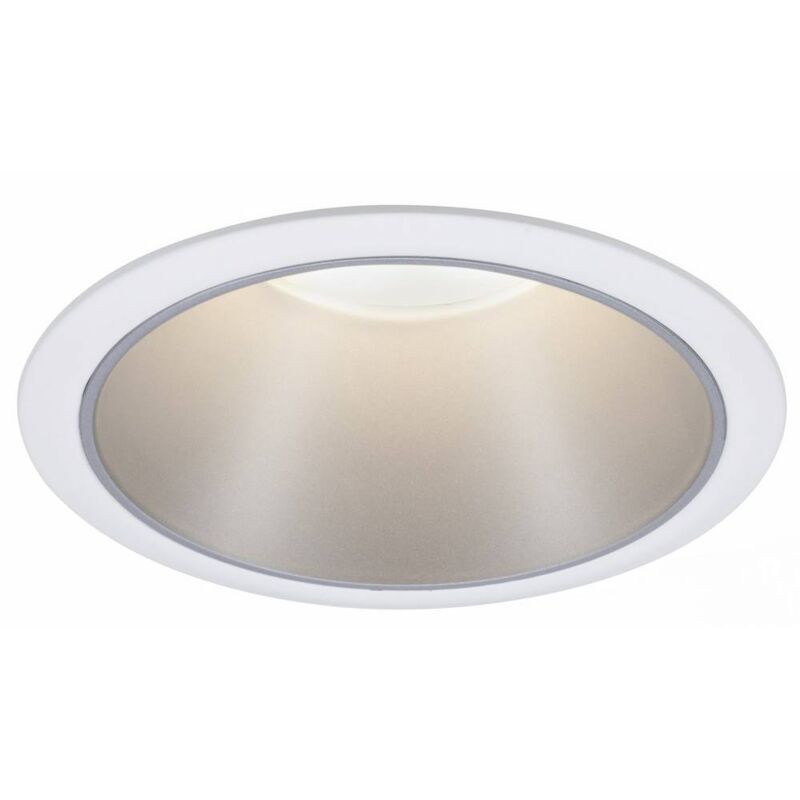 foto del prodotto paulmann 93398 lampada led da incasso led monocolore gu10 10 w bianco opaco, argento