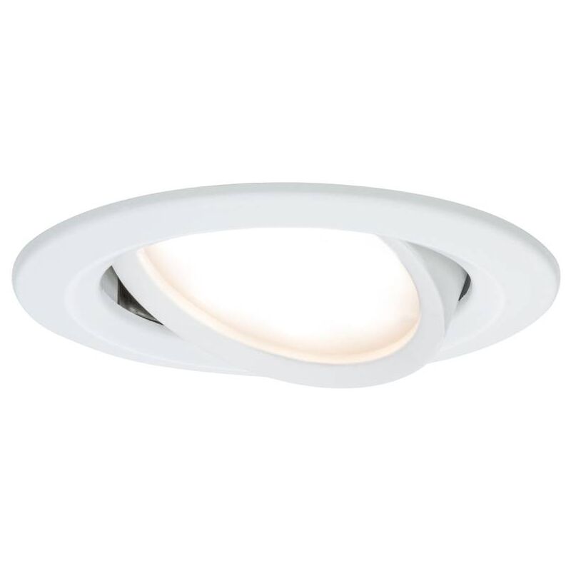 foto del prodotto paulmann 93448 nova lampada da incasso led monocolore led 6 w bianco opaco