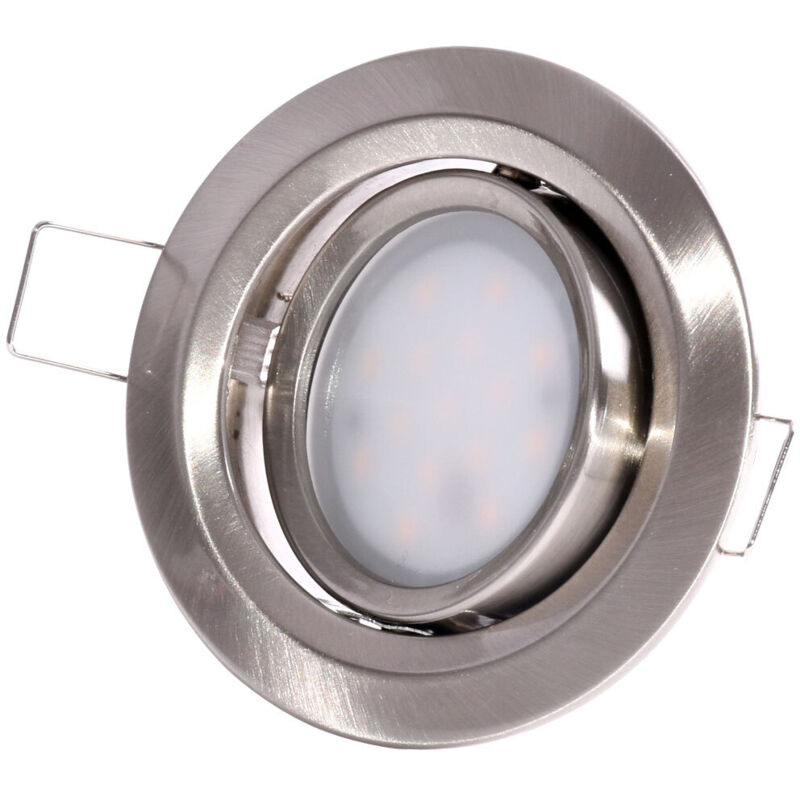 foto del prodotto paulmann - 93877 coin slim lampada led da incasso led monocolore led a montaggio fisso 6 w ferro spazzolato