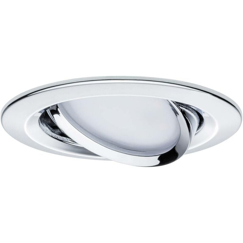 foto del prodotto paulmann 93880 coin slim lampada led da incasso kit da 3 led monocolore led a montaggio fisso 6 w cromo