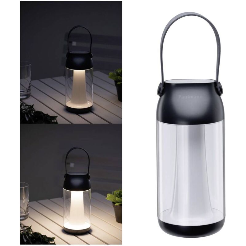 foto del prodotto paulmann 94267 lampada led da tavolo per esterni 1.3 w bianco caldo trasparente, antracite