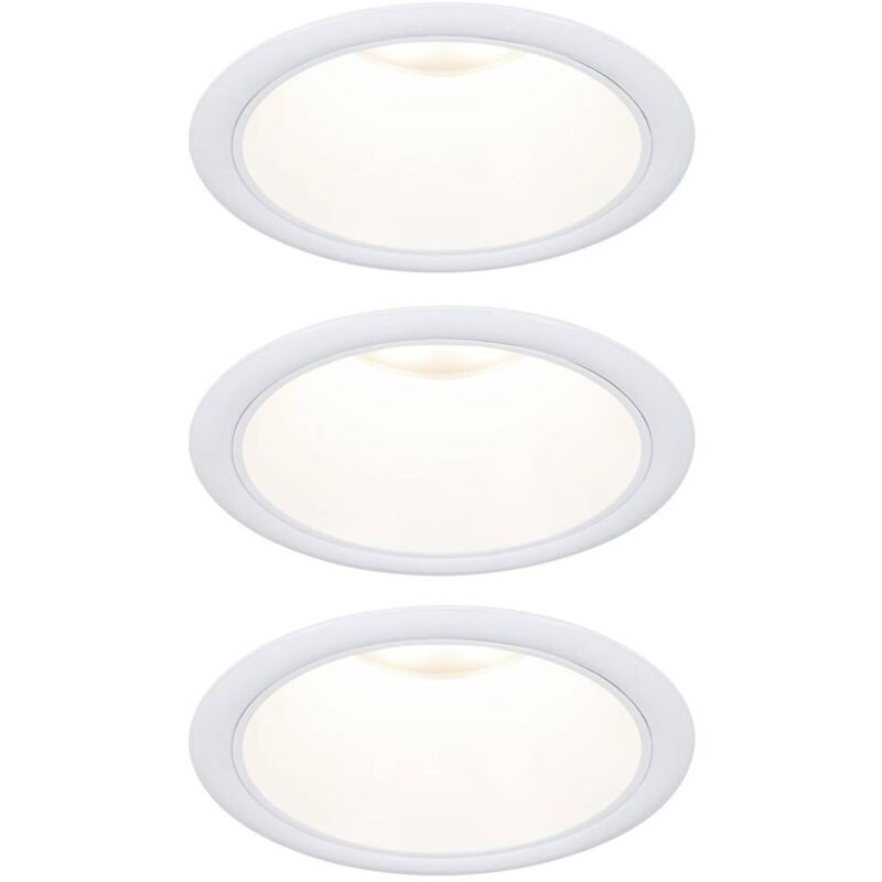 foto del prodotto paulmann 94870 cole coin lampada da incasso led monocolore 6 w bianco