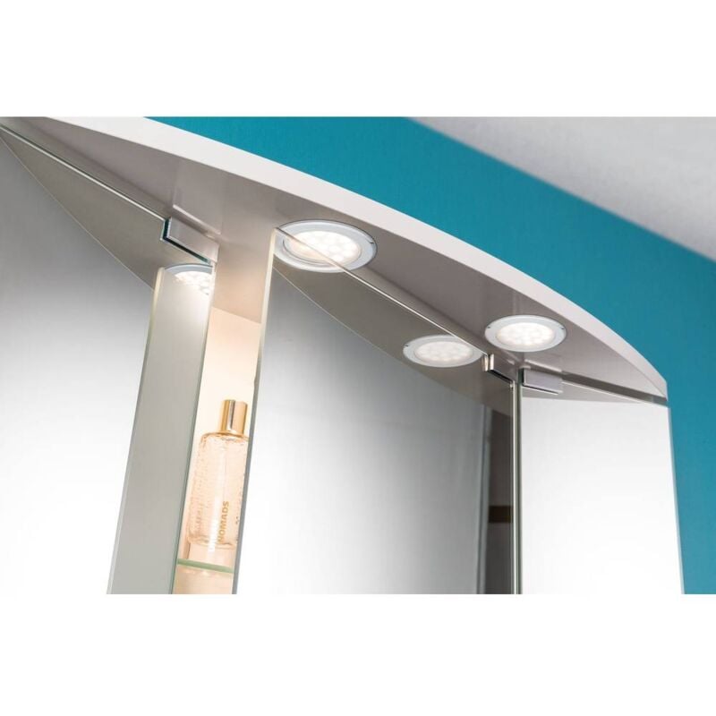foto del prodotto paulmann 99920 lampada led da incasso kit da 2 led monocolore led a montaggio fisso 5 w cromo lucido 