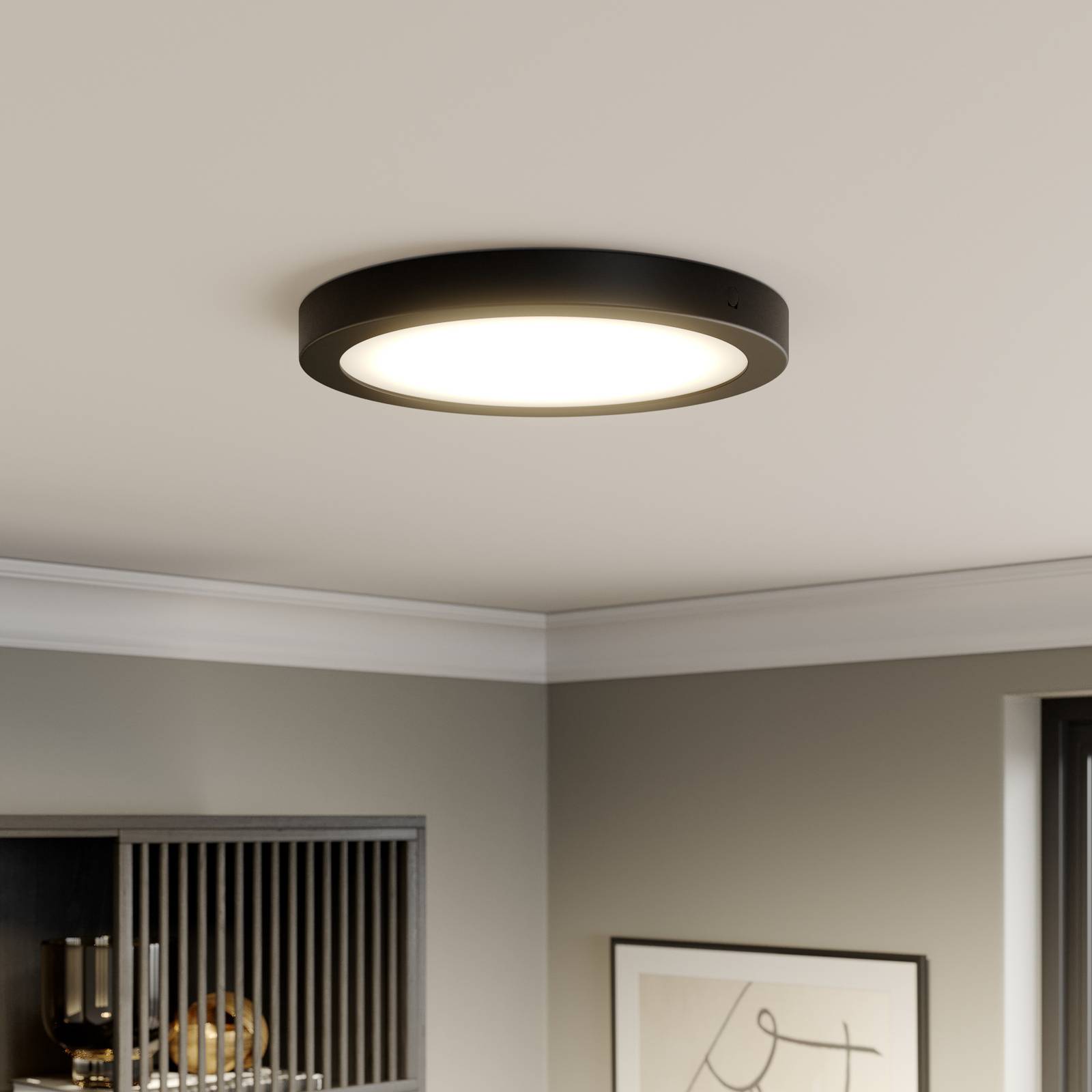 foto del prodotto paulmann abia pannello led 30cm 2.700k nero