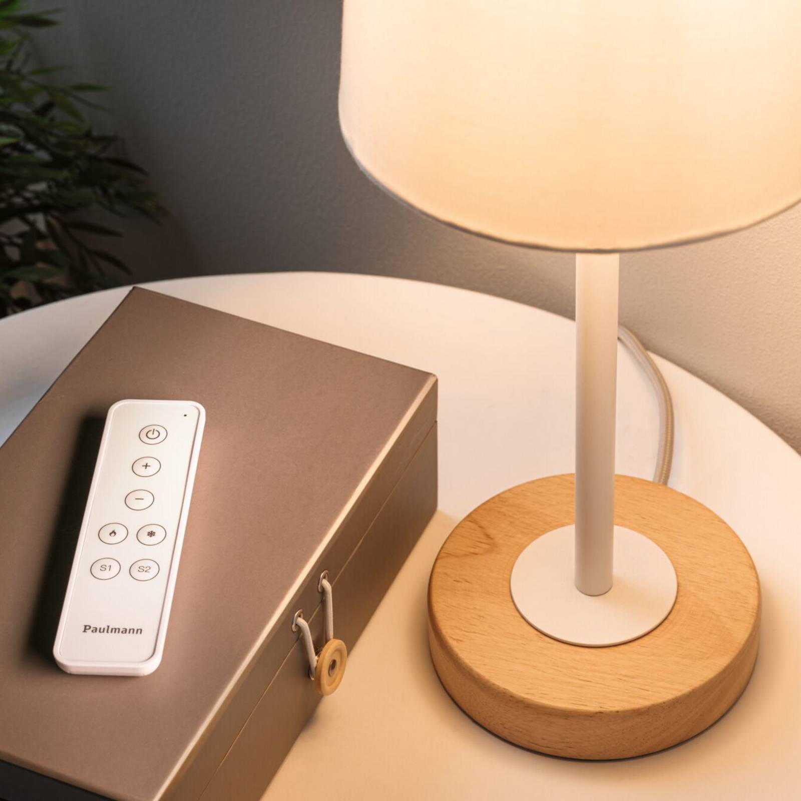 foto del prodotto paulmann basic telecomando smart, zigbee 3.0, bianco