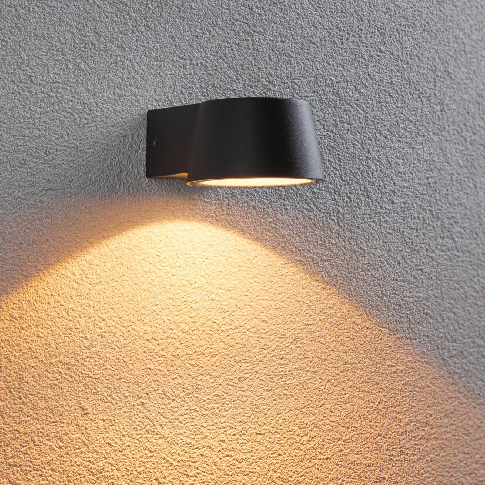 foto del prodotto paulmann capea applique da esterno a led in alluminio antracite