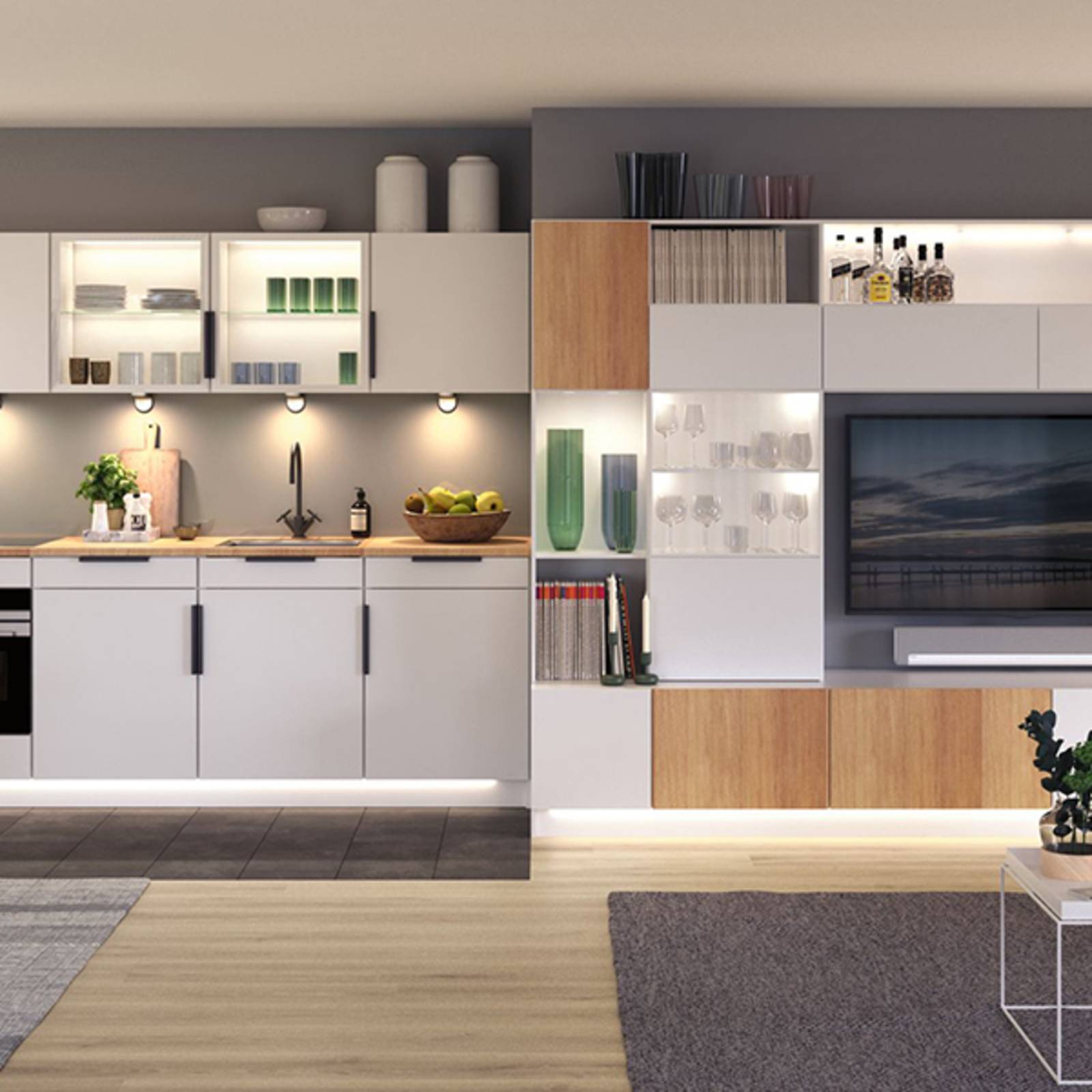 foto del prodotto paulmann clever connect disc da mobili, cromo