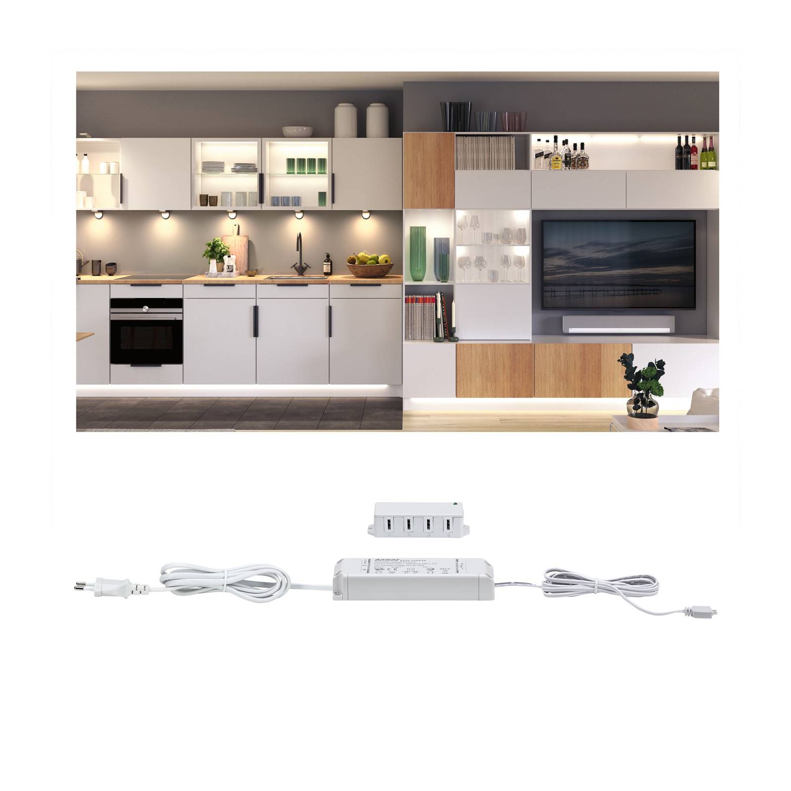 foto del prodotto paulmann clever connect driver led 25w 4x